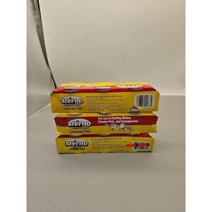 STERNO Canned Heat Gel Cooking Fuel 9 Pack (2 5/8oz cans) New